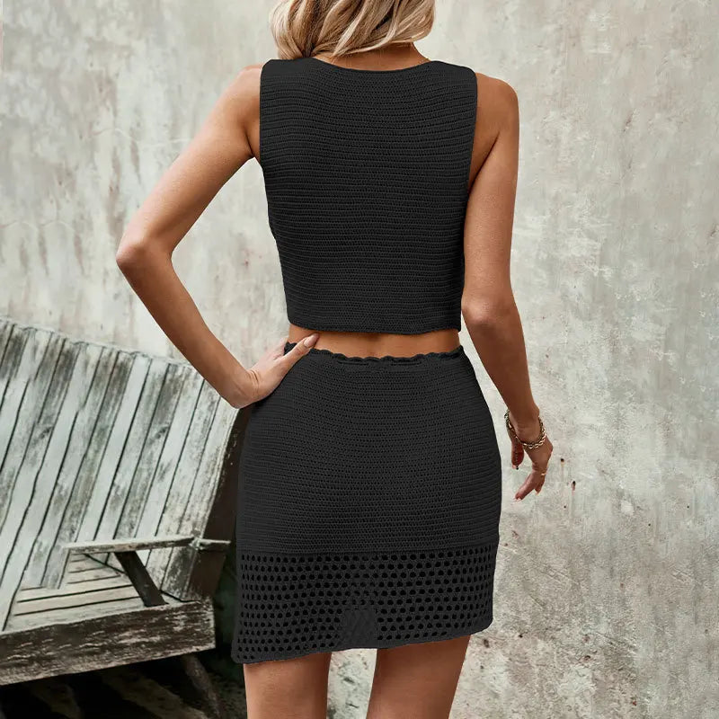 Venecy Skirt Embroidered set