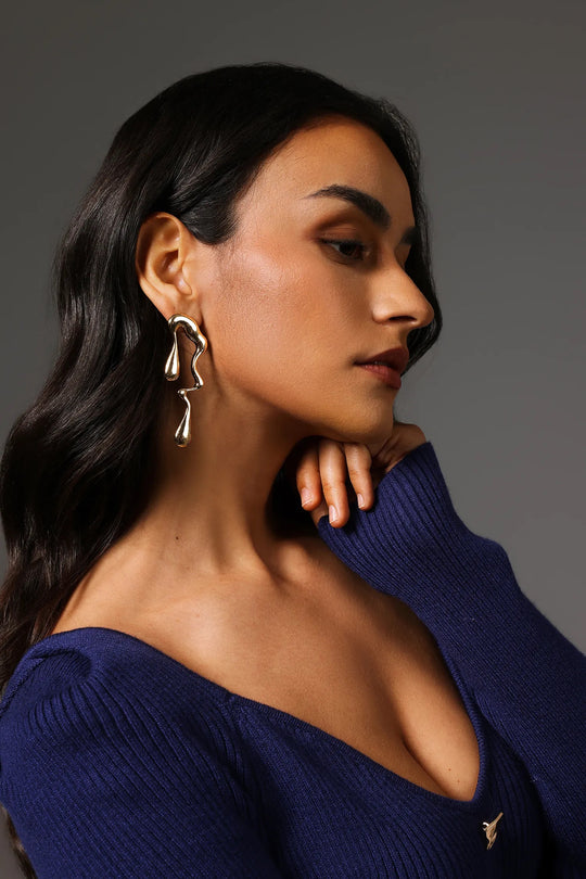 Furia Earrings metal