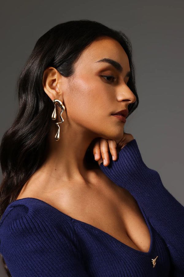 Furia Earrings metal