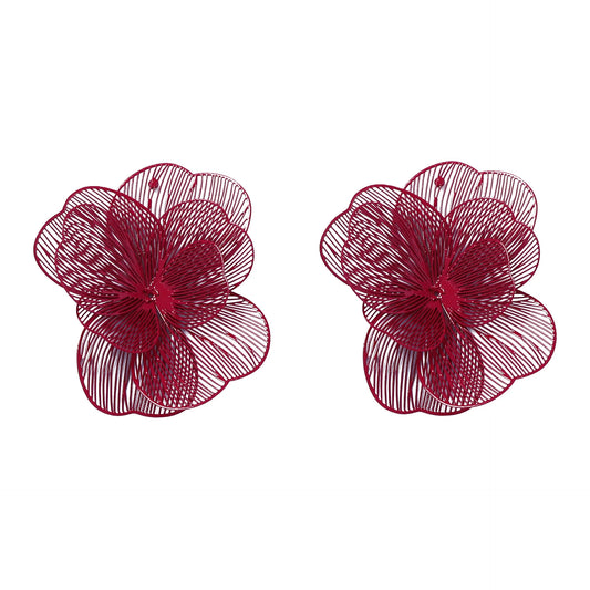 Flor Elegant Hollow Enameled