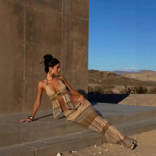 Eloise crop maxi skirt