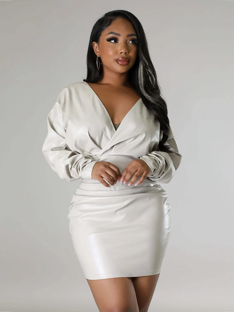 Winter Woman Dress One Piece