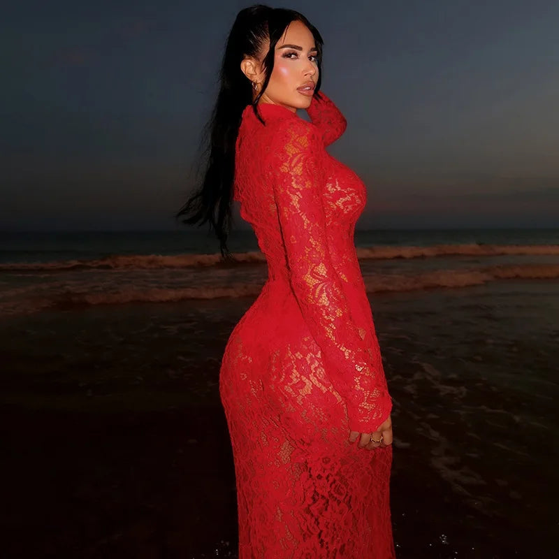 Ray Lace Embroidery Dresses