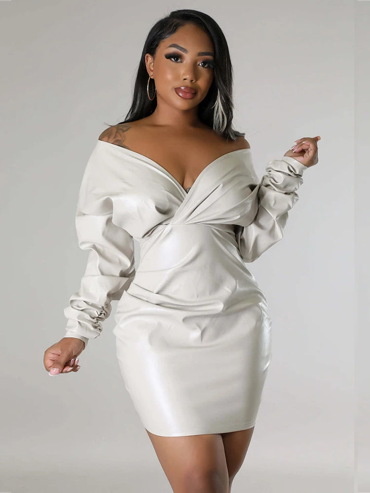 Winter Woman Dress One Piece