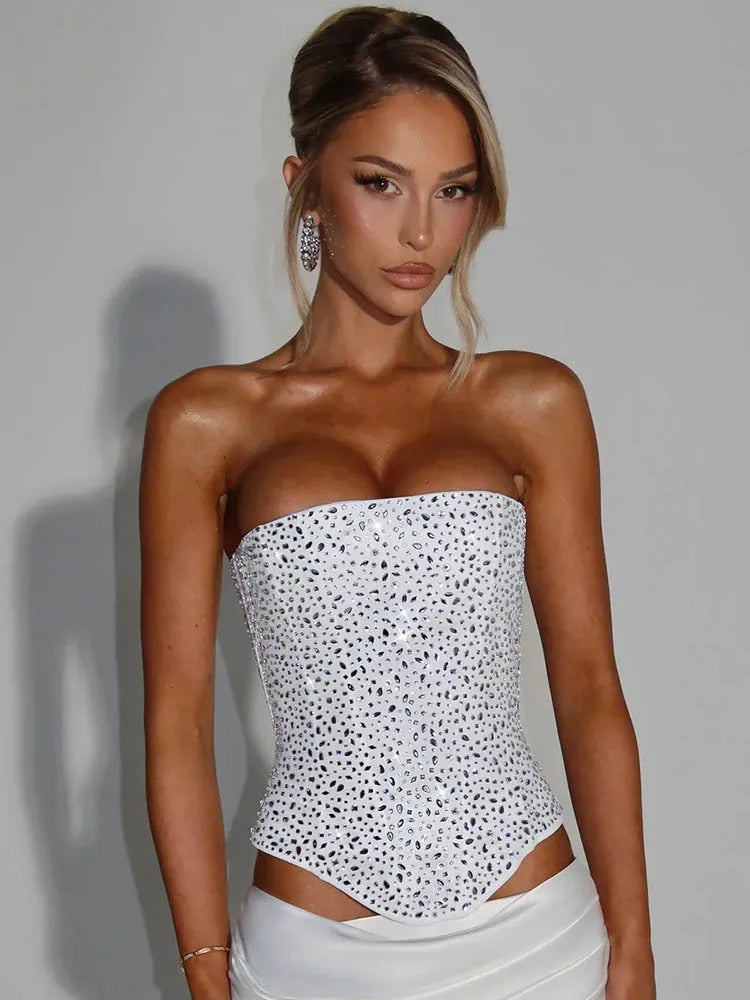 Monsion Sequins Sexy Dress Set