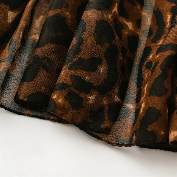 Leopard Handkerchief Cotton