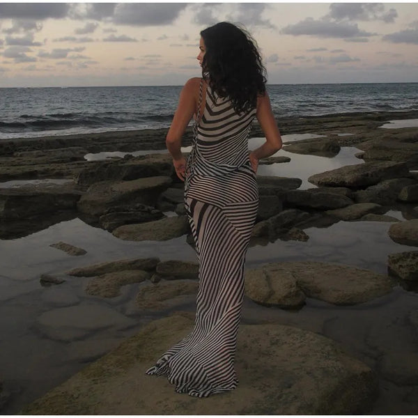 Eira Chic Zebra Stripes Mermaid Skirt Sets