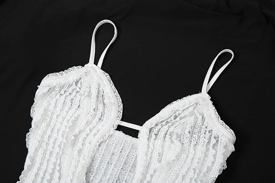 Xlyia Halter Hollo Out High Slit maxi Dress