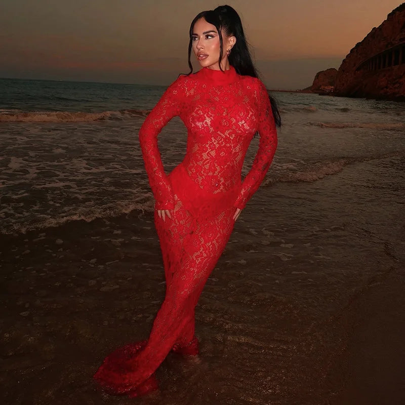 Ray Lace Embroidery Dresses