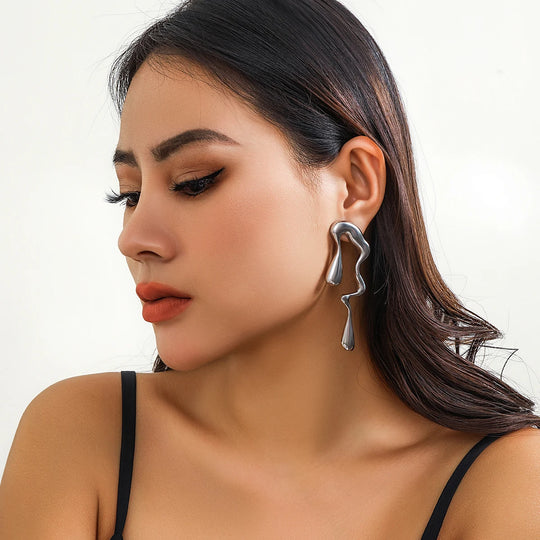 Furia Earrings metal
