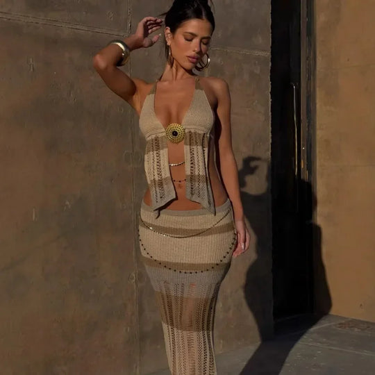 Eloise crop maxi skirt