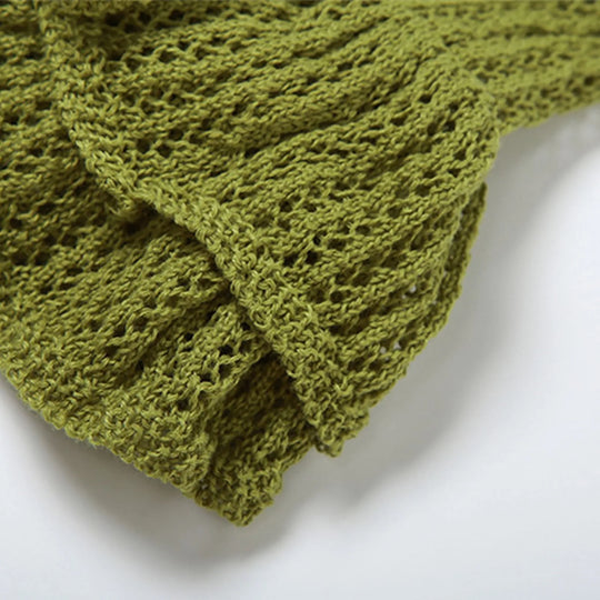 Camil Hollow Knitted Mini Dress