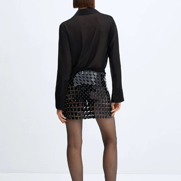Sequin Mini Skirt