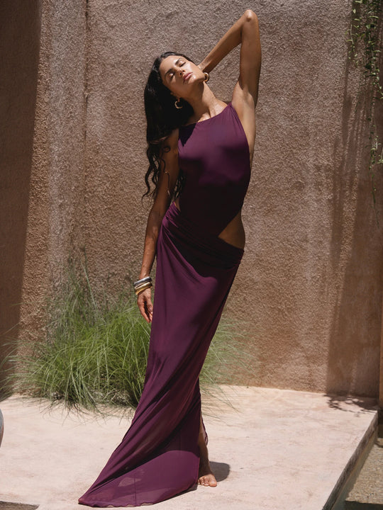 Yellow One Piece Swimsuit Maxi