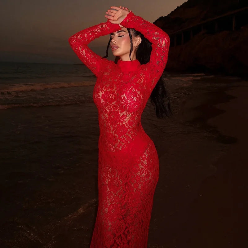 Ray Lace Embroidery Dresses