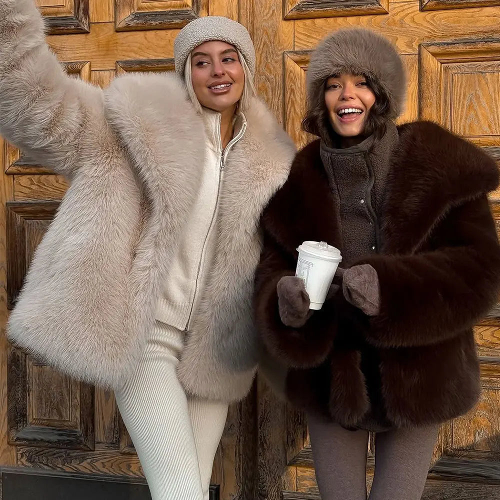 Rule coats Autumn Fur Plush Fluffy