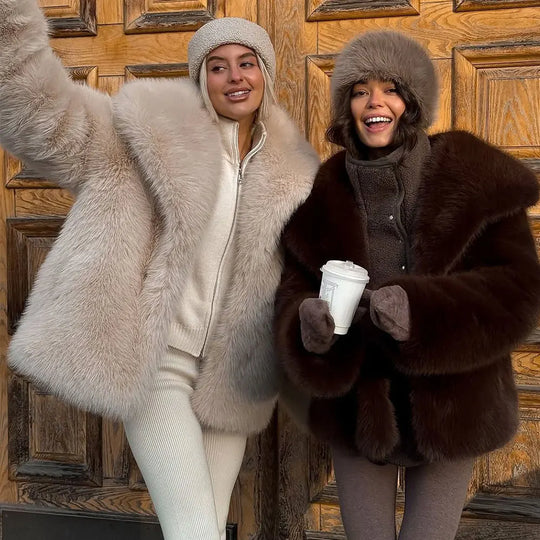 Rule coats Autumn Fur Plush Fluffy