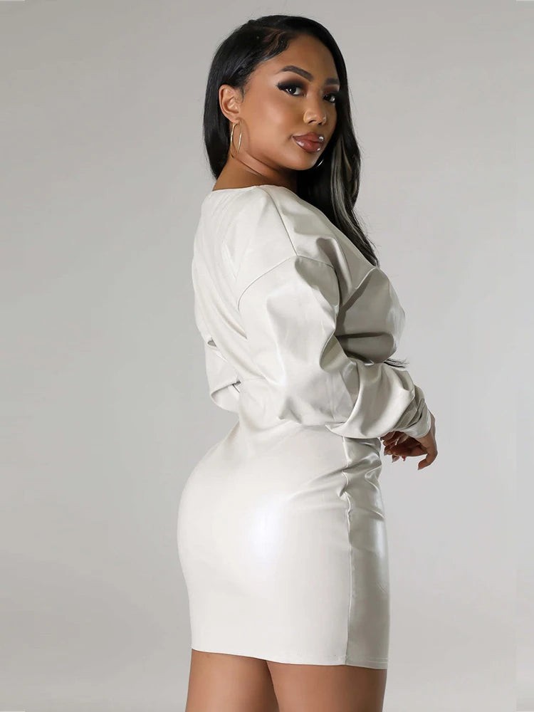 Winter Woman Dress One Piece