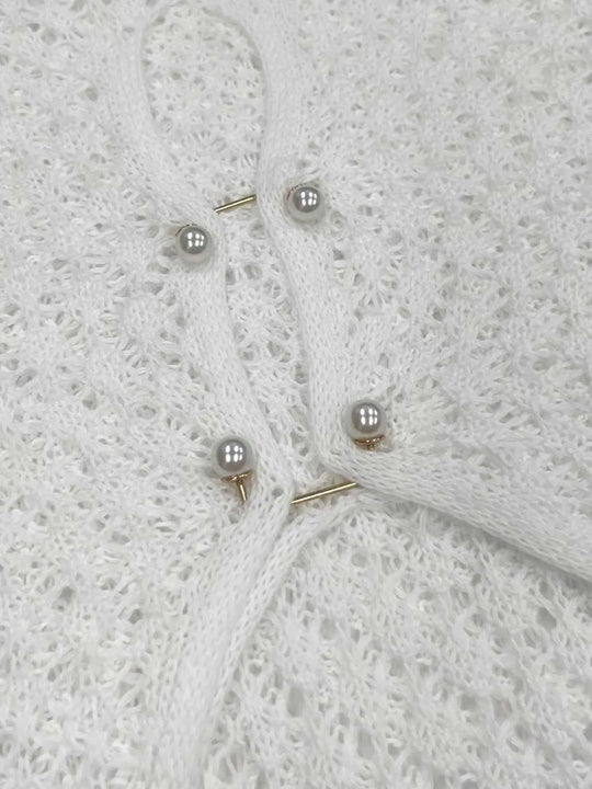 Ellison Long Sleeves Hollow Out maxi