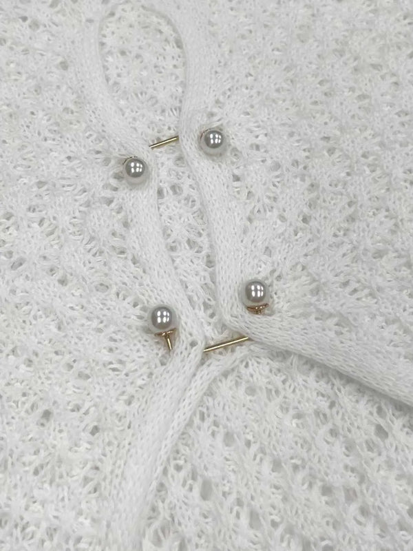 Ellison Long Sleeves Hollow Out maxi