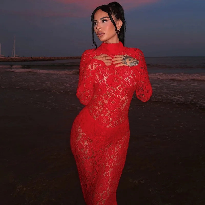 Ray Lace Embroidery Dresses