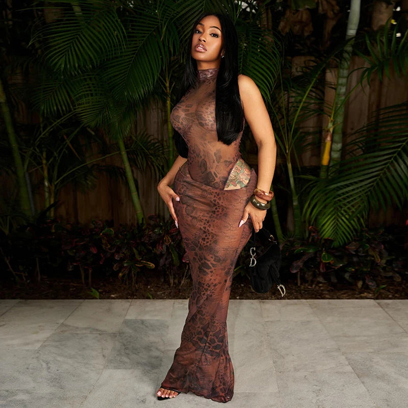 Ola Leopard  Bodysuit+Slanted