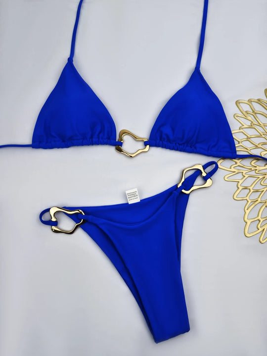 Solid Bikini Bottom Cobalt