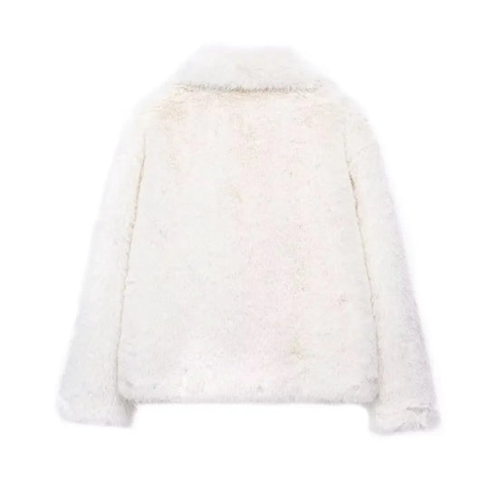 coats Autumn Fur Plush Fluffy