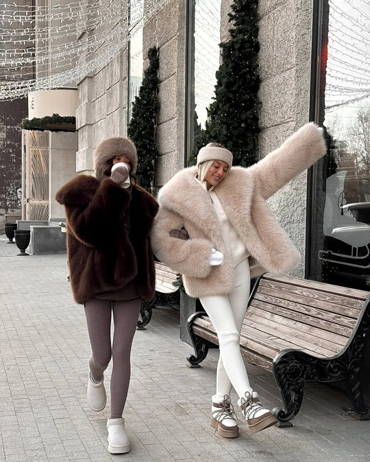 Rule coats Autumn Fur Plush Fluffy