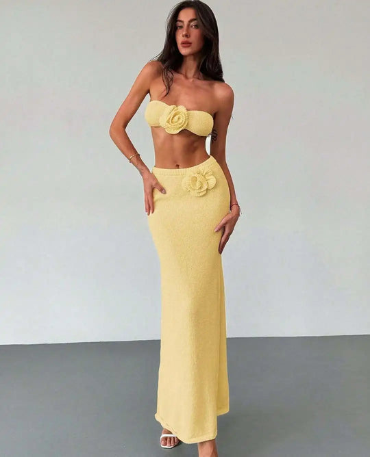 Tuluam top and skirt