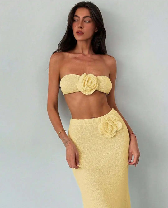 Tuluam top and skirt